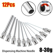 JAROV 12Pcs Industrial Glue Injection Needle, Blunt Tip 8G-30G Fluids Dispensing|Needle, Metal 25mm 