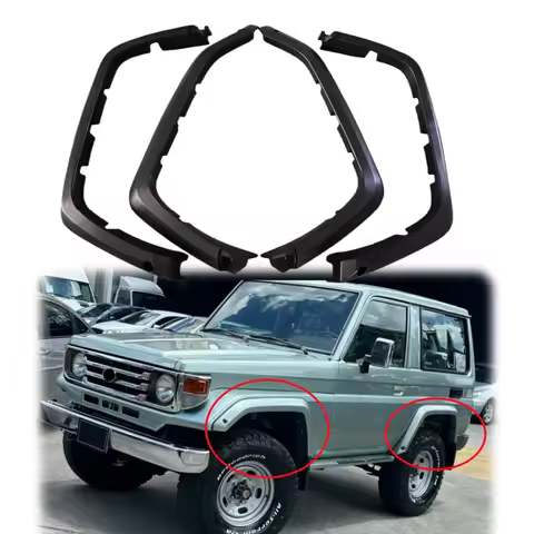 YBJ Car Accessories 4PCS ABS Wheel Arches for Land Cruiser FJ70 71 72 76 78 1985--2021 for 3 Doors S