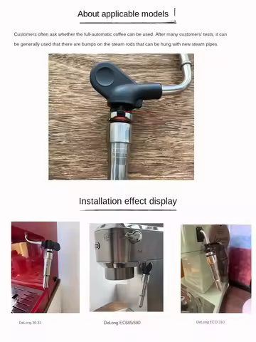 Steam nozzle parts For Delonghi coffee machine ECO310/ EC9155 EC680/ EC985/