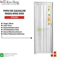 ready PINTU KAMAR MANDI WADJA DOOR GALVALUME BAJA RINGAN V3 WING KING