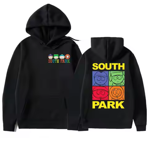 Funny Printed Hoodie Cartoon Eat My Ass S-South Park Anime Men Vintage Pullover Men Humor Women Kawa
