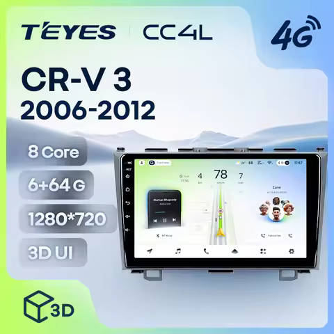 TEYES CC4L For Honda CRV CR-V 3 RE 2006 - 2012 Car Radio Multimedia Video Player Navigation Stereo G
