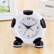 Ball alarm clock World Cup creative gift Football clock Children's clock Bedside silent scanning clo
