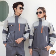 PPE Safety Work Jacket Pakaian kerja kimpalan Spring long sleeved work suit, men's customized logo, 
