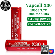 Vapcell X30 3000 mAh Rechargeable 18650 Lithium Ion Battery Vapcell X30 18650 3000mah 20A/35A