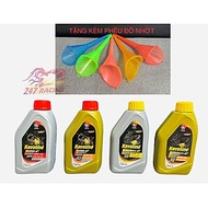 Dầu nhớt xe tay ga xe số cao cấp Caltex Havoline Super Matic Semi 10W40 15W40 SN 0.8L MB- dùng cho t