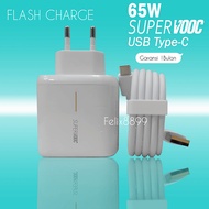 Charger Casan OPPO Reno 2 2F 3 4 5 5F 6 7 SE 7Z 8 8Z 8T 10 11 Pro 5G Super Vooc 65W 65 Watt TYPE C