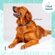 LaRuff Thailand | Classic Collar in Charcoal ปลอกคอสัตว์เลี้ยงที่สวยหรู ปลอกคอแมว ปลอกคอสุนัข ออกแบบ