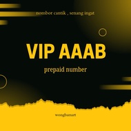 VIP NUMBER PREPAID AAAB Nombor Cantik Prepaid