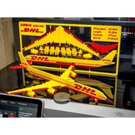 [Meow.sensei] DHL Freight Airplane Set (Airbus A340-600)
