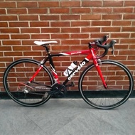 sepeda roadbike cervelo p2c alloy 2x10speed ringan grupset 105 seri 5600 silver edition bikes