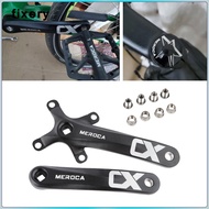 fixory Road Bike Crankset Bicycle Aluminum Alloy Crankset Bike Accessories for MTB BMX Road Bicycle 