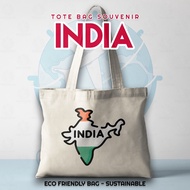 Souvenirs Souvenirs Tote Bag India Overseas - Souvenirs Tote Bag India Map City of Tourism - Tote Ba
