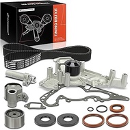 A-Premium Engine Timing Belt Kit + Water Pump W/Tensioner, Washers - Compatible with Toyota, Lexus -