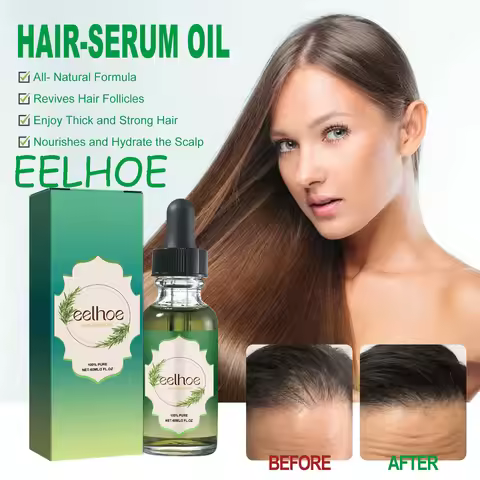 EELHOE Rosemary Hair Care Oil Gentle Nourishing Scalp Strengthening Hair Roots Volumizing Thickening
