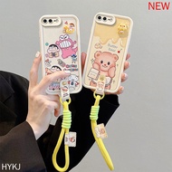 Casing iPhone 7 plus iPhone 8 plus  Anime Cartoon Soft Silicone Phone CASING BM