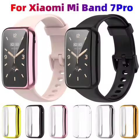 Case For Xiaomi Mi Band 7 Pro Screen Protector Soft TPU Smartwatch Accessories MiBand 7Pro Protectiv