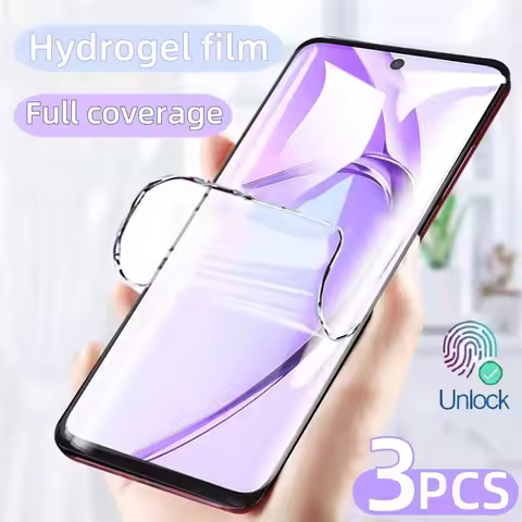3Pcs Hydrogel Film For OPPO A1k A7 A5s AX5s A9 A12 A15s A31 A54 A74 OPPO F9 F19 Pro F17 F15 F11 Scre