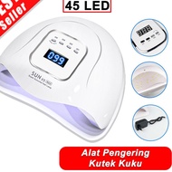 MESIN 220W 45 LED Nail Dryer UV Gel Nail Dryer Nail Dryer Kutex Dryer Nail Dryer Nailart Nail Dryer 