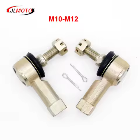 1 Pair M10-M12 Tie Rod Ends Kit Ball Joints Fit For Quad ATV Adly Her Chee Rs 50 LC Honda Quad TRX 2