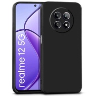 Pure Liquid Silicone Case Casing Cover For Realme 12X 5G / 12 5G Realme 13 5G Series BLACK TPU