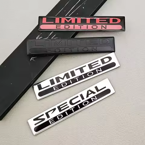 3d Aluminium Special Edition Logo Limited Edition Emblem Sticker Car Interior Exterior Decoration De