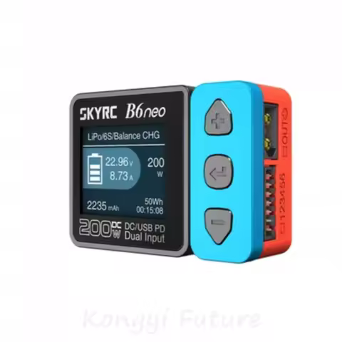 SkyRC B6 Neo 200W Smart Balance Charger Discharger 6S LiPo Li-ion