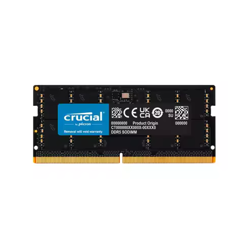 CRUCIAL Laptop DDR5 48GB 5600MHz SO-DIMM RAM 1.1V CL40 for Laptops and Workstations