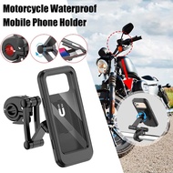 360 Moto Bike Mobile Phone Holder/Waterproof Handlebar Cell Phone Clamp/Adjustable Phone Holder Clip