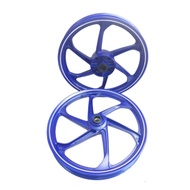 HLY Yamaha 5XK 125Z Y125 Y125Z Y125ZR Sport Rim 6 Batang Blue &White Line 1.60/1.85x17 Racing Motorc