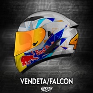 KYT Vendeta 2 helmet decal sticker falcon fr POL ESPAGARO Motif decal helmet decal sticker
