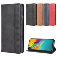 Suitable for Infinix Hot9 Mobile Phone Leather Case Note 7 Phone Case Magnetic Flip Card Holder X655
