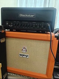 Orange PPC112 1x12 Guitar Cabinet with Blackstar HT-20 MK III Tube Guitar Amp Head