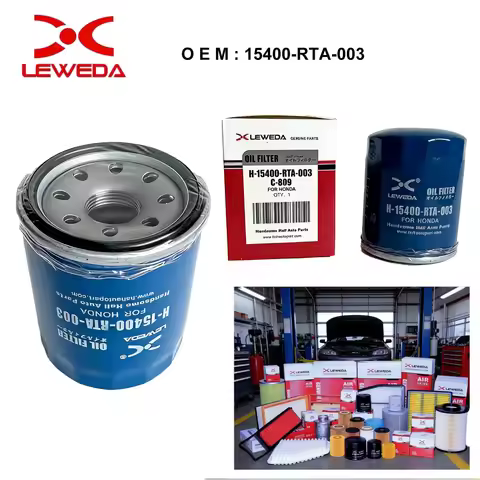LEWEDA High Quality 15400-RTA-003 Oil Filter For Honda Civic CR-V Fit Replace 15400-PLC-004 15400-RA