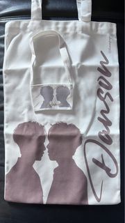 全新 Danson 登神環保袋連杯套 Anson Lo Edan Lui Mirror 送手幅套