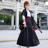 Chinese Style Hanfu Skirt Suit Improved Hanfu Suit Waist-length Skirt Martial Arts Style Tik Tok Chenyan Style Hanfu Traditional Costume