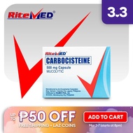 RiteMED Carbocisteine 500mg 100 Capsules (Cough Relief)