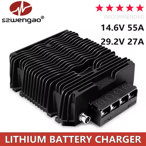Waterproof DC 10-44V 12V to DC 14.6V 18.2V 29.2V Booster Converter 12V 16V 24V 800W Lifepo4 Lithium