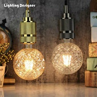 LED Filament Bulb Special-Shaped G95 Pineapple Bulb E27 Large Screw Warm Light Dimming Bar Pendant B