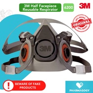 3M Half Facepiece Reusable Respirator 6200 (1pc)
