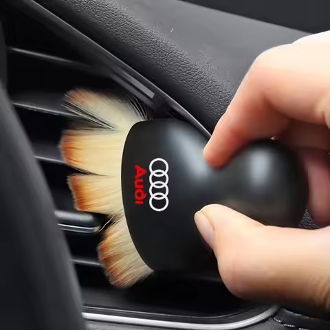 Car Cleaning Brush Center Console Air Conditioning Outlet Cleaning Tools For Audi Sline A4 B8 B9 A3 
