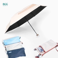 BGG UPF50+ UV Cut 1 5-Fold Crossbody Folding Umbrella 5-Section Sun Protection 1 Shoulder Bag (FM205