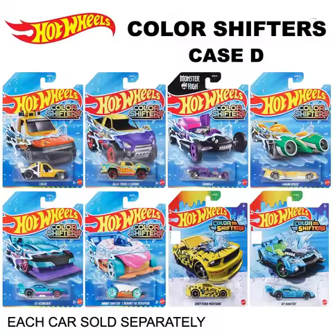 Case D Original Hot Wheels 1/64 Color Shifters Changing Miniature Car Models 1:64 HotWheels Hotwehee