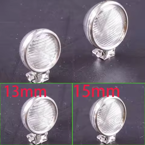 1:14th Scale Metal Simulation 13mm 15mm Spotlight for Tamiya RC Truck SCANIA 770S R620 VOLVO BENZ Ar