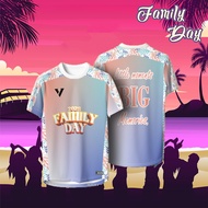 Free Custom Jersey Family Day Baju Sublimation New Design Family Vacation Wear Adult & Kids