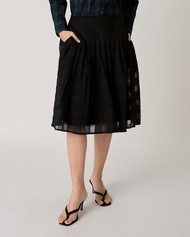 AIMER - Pleated Midi Skirt