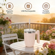 Automatic Sirring Magnetic Cup, Heat-insulag Portable Stiring Mug, Rotag Usb Charging Cup, Automatic