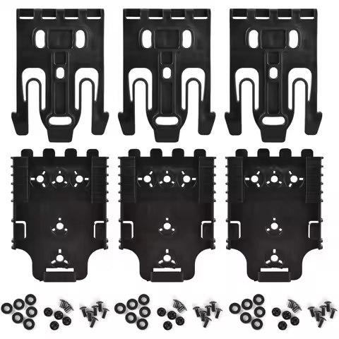 3PCS QLS Kit Quick Locking System Kit, QLS Receiver Plate Platform Attachment for Duty Holster Locki