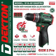 Máy khoan pin DEKTON D16-ID1060PRO (chưa có pin sạc)