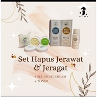 SET COMBO NIGHT CREAM DAN TONER WHITE HORSE GLUTA BY JL FARA